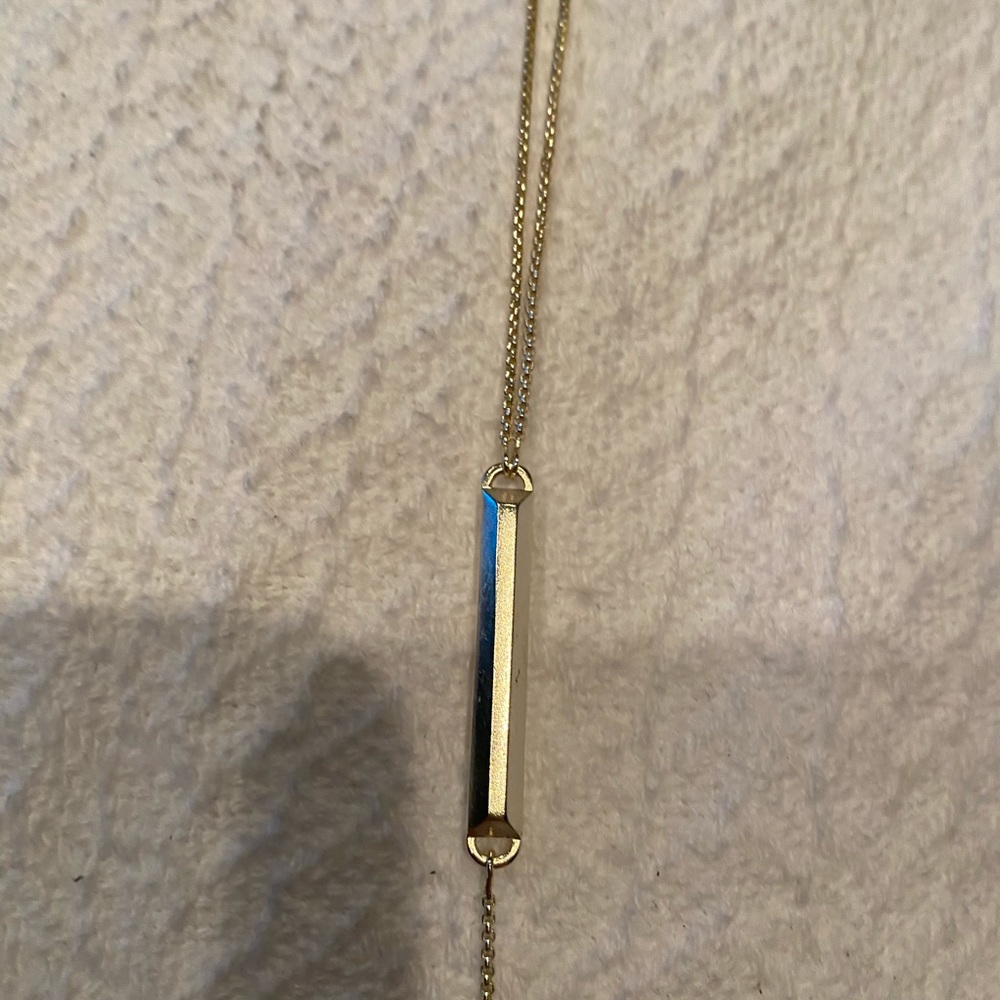 Kendra Scott Gold Y Necklace